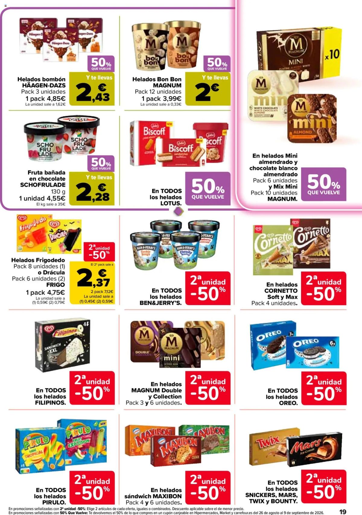 Folleto Carrefour · 50% QUE VUELVE — Página 19