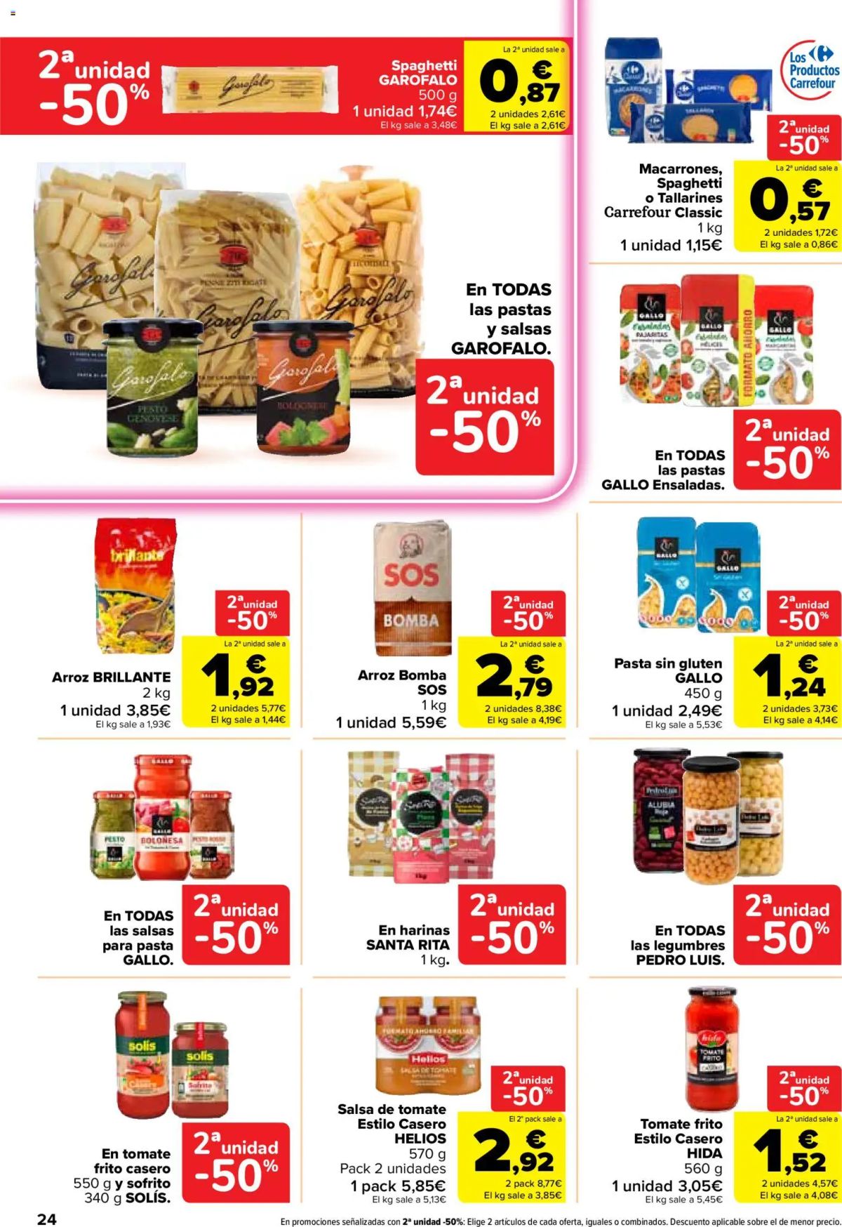 Folleto Carrefour · 50% QUE VUELVE — Página 24
