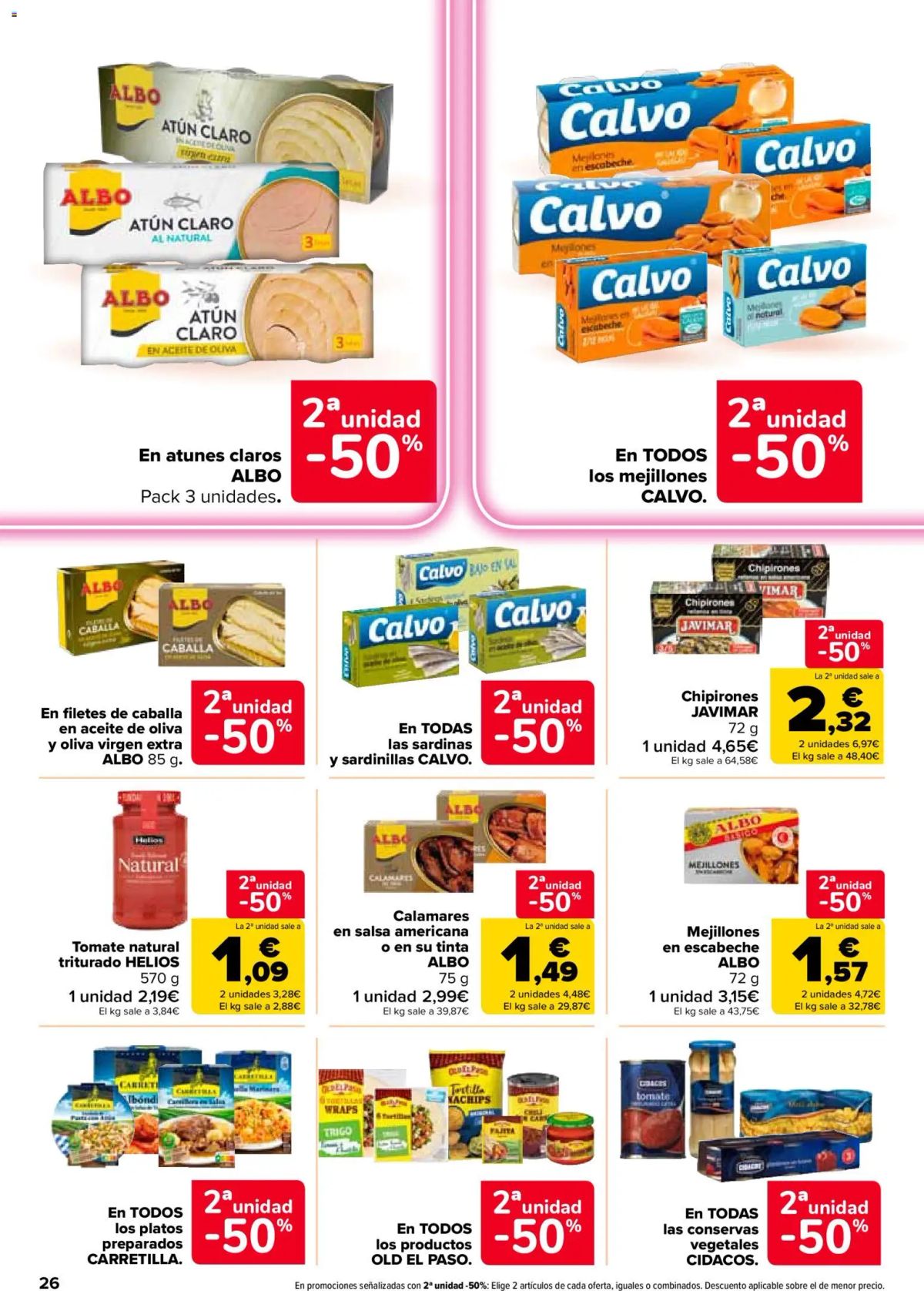 Folleto Carrefour · 50% QUE VUELVE — Página 26