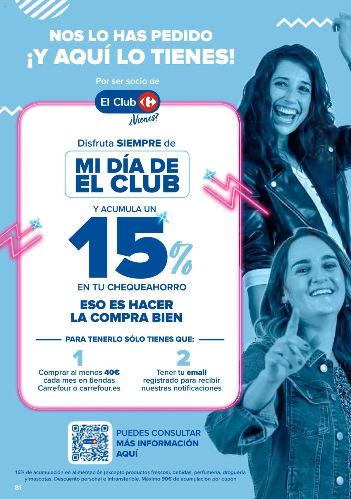 Folleto Carrefour · 50% QUE VUELVE — Página 28