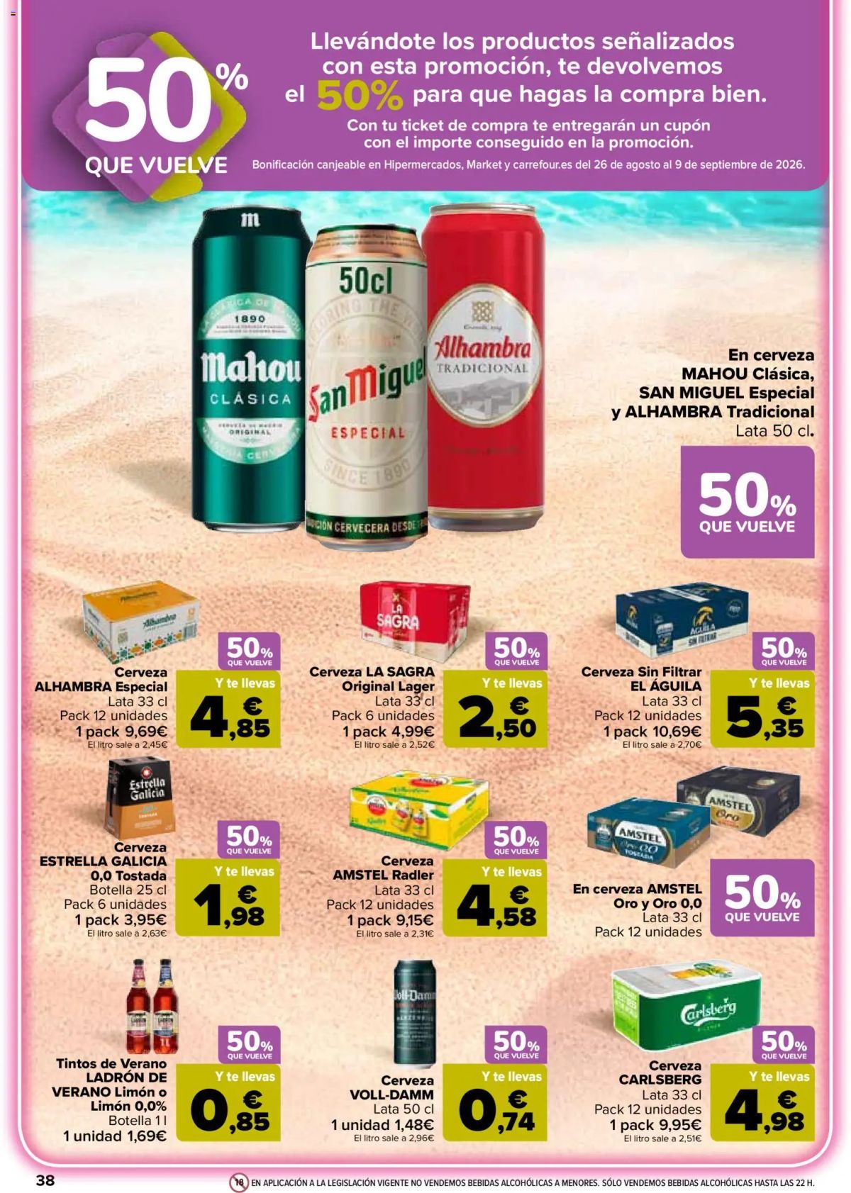 Folleto Carrefour · 50% QUE VUELVE — Página 40