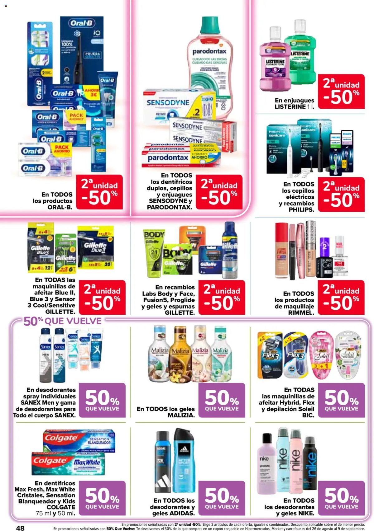 Folleto Carrefour · 50% QUE VUELVE — Página 50