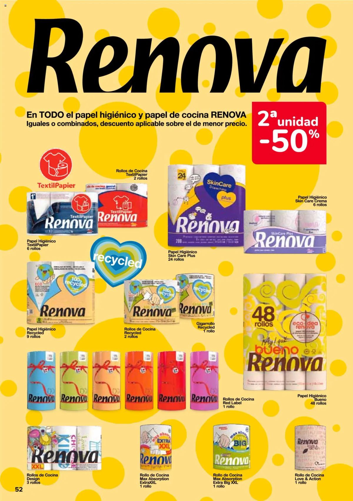 Folleto Carrefour · 50% QUE VUELVE — Página 54