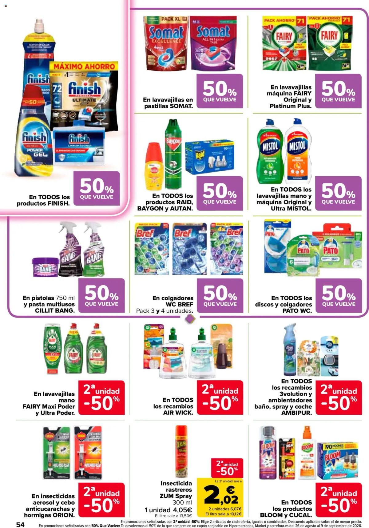 Folleto Carrefour · 50% QUE VUELVE — Página 56