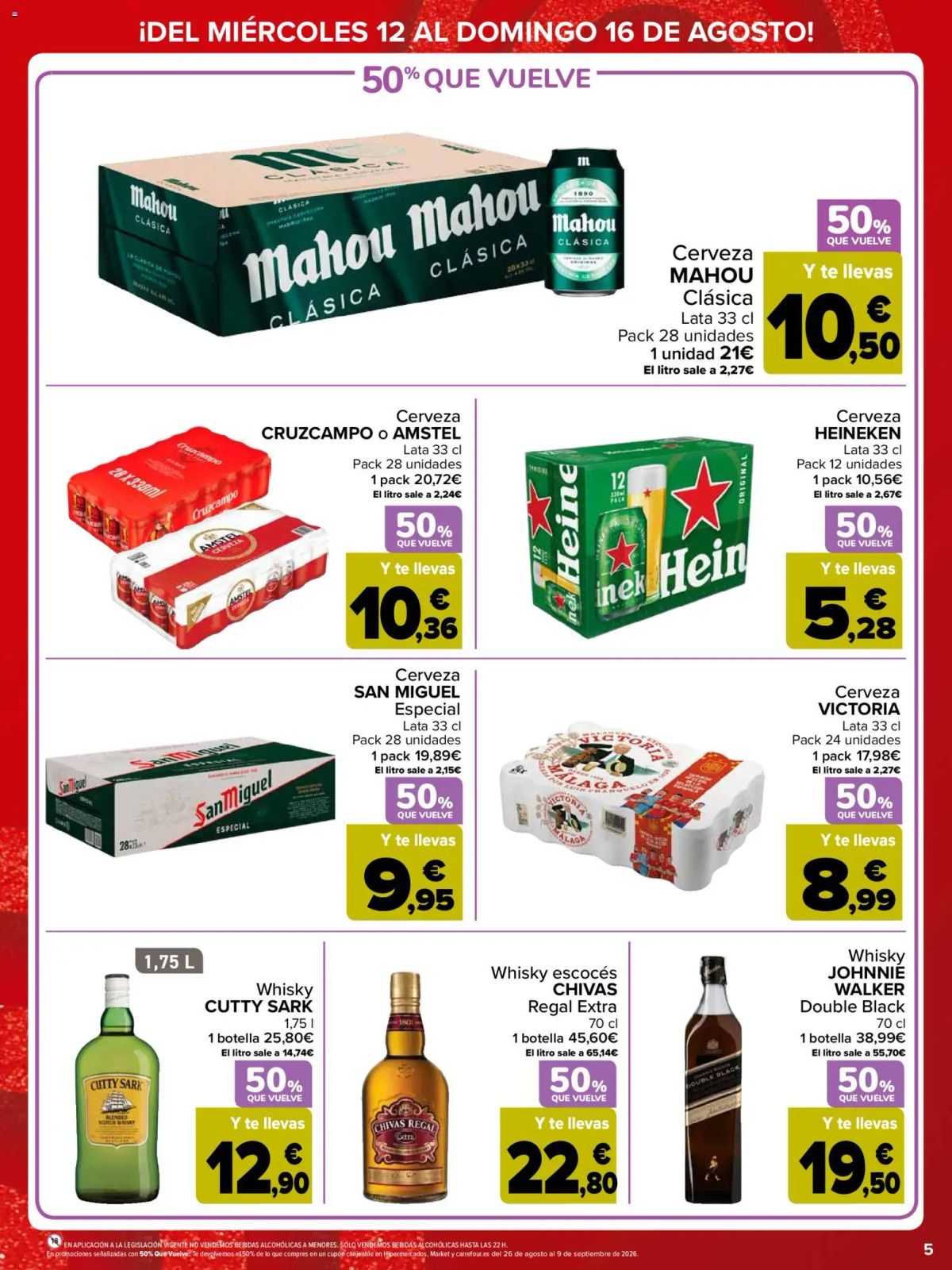 Folleto Carrefour · PRECIO IMBATIBLE — Página 5