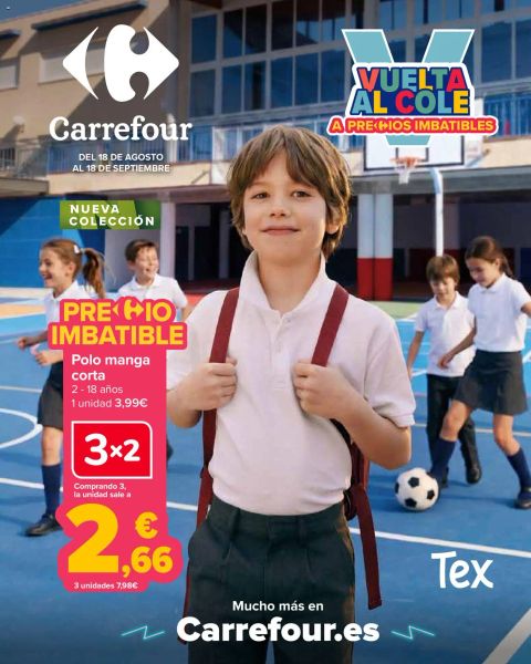 Portada Folleto Carrefour · VUELTA AL COLE II