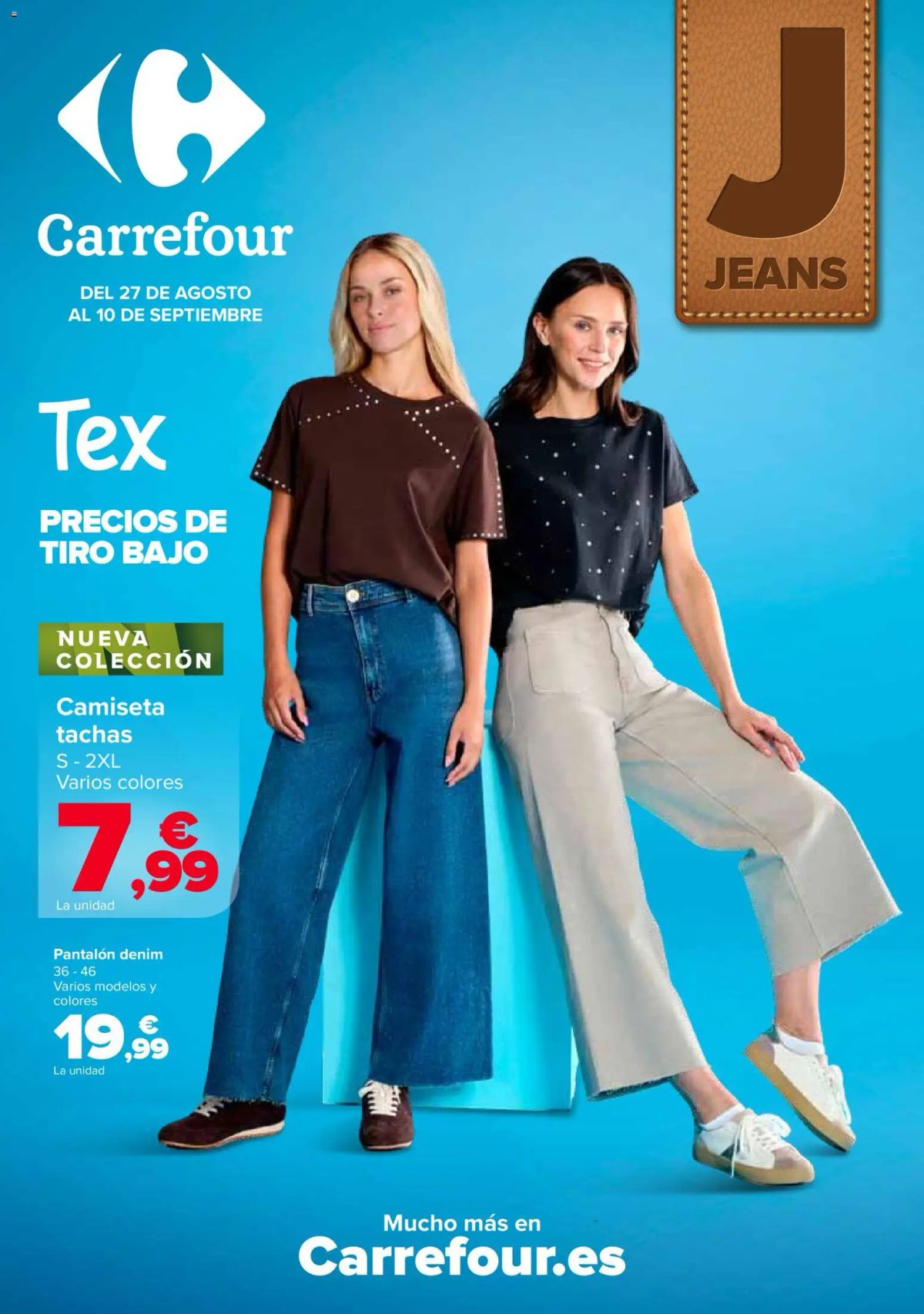 Folleto Carrefour · JEANS Y DEPORTE — Página 1