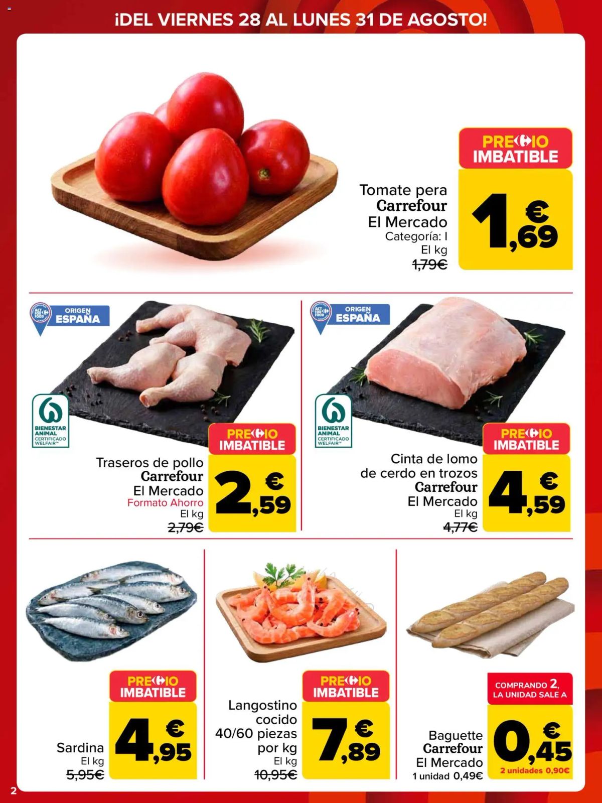 Folleto Carrefour · PRECIO IMBATIBLE — Página 2