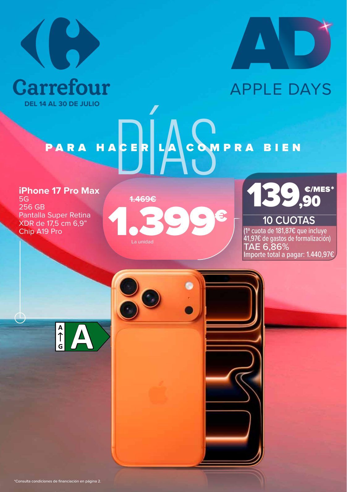 Folleto Carrefour · APPLE DAYS — Página 1