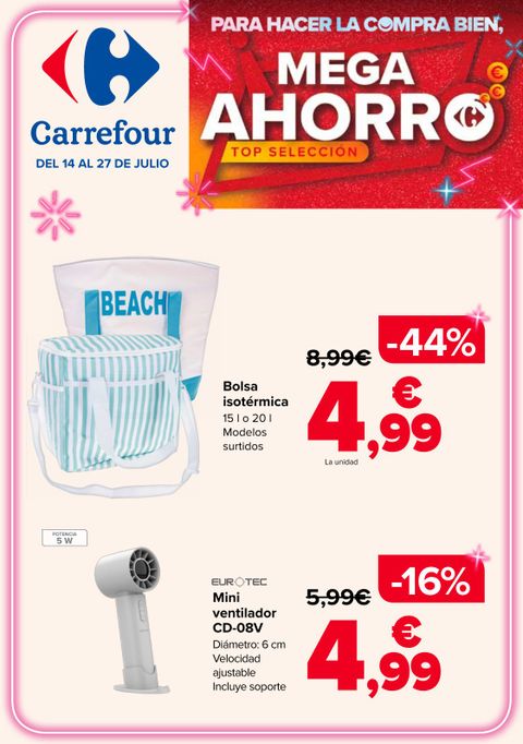 Portada Folleto Carrefour · MEGA AHORRO
