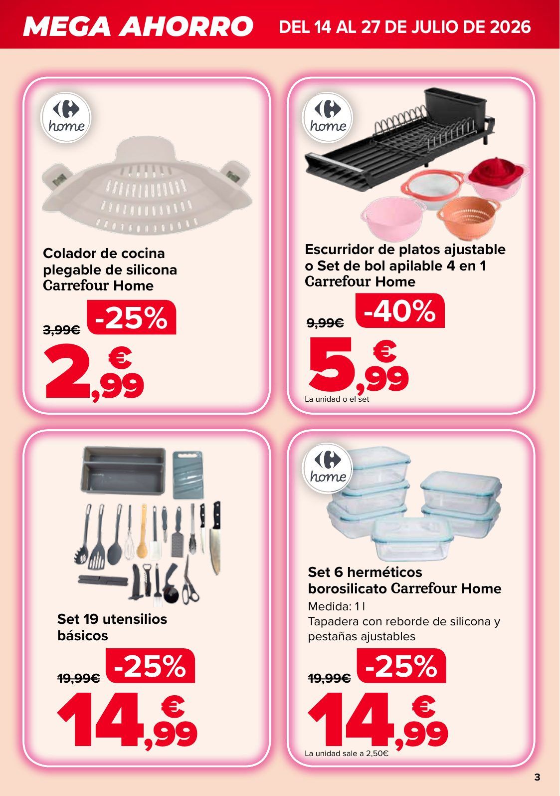 Folleto Carrefour · MEGA AHORRO — Página 3
