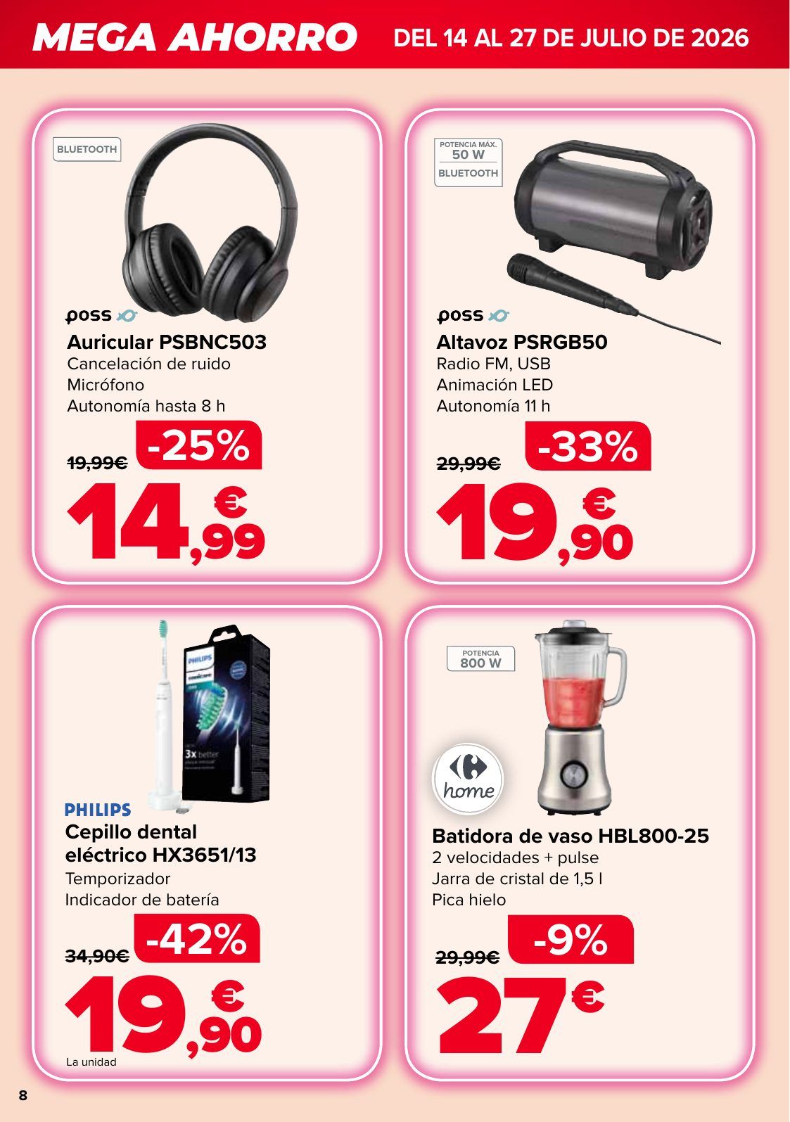 Folleto Carrefour · MEGA AHORRO — Página 8