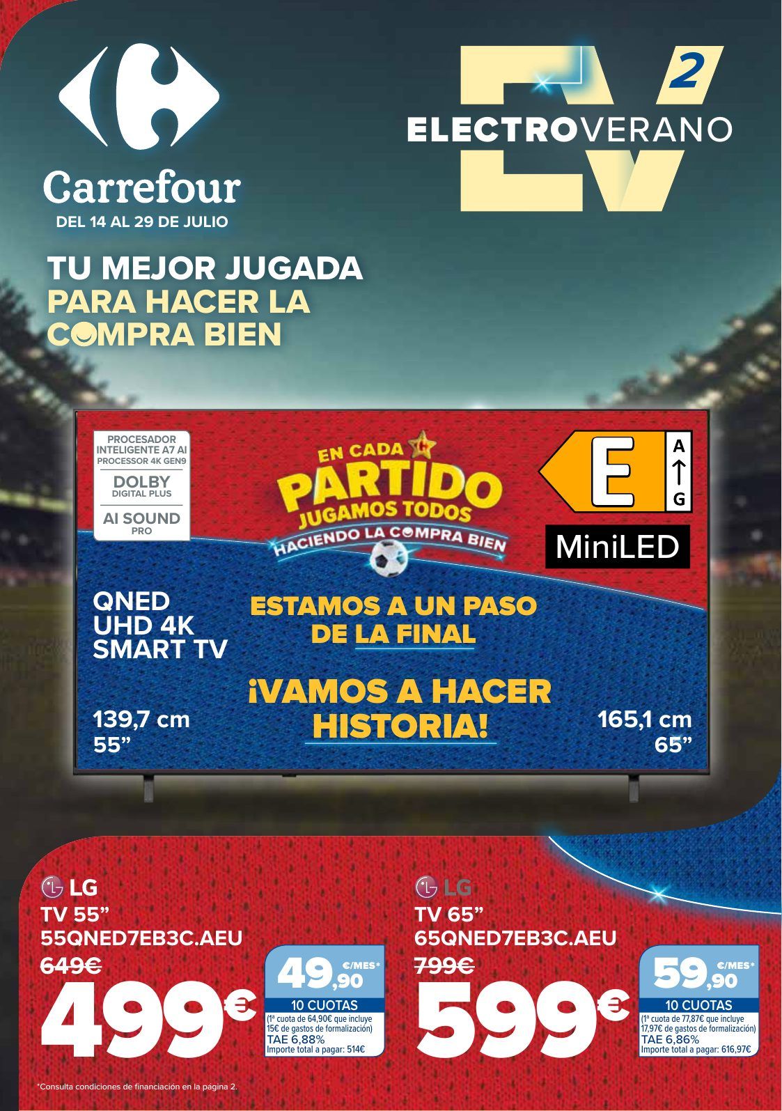 Folleto Carrefour · ELECTROVERANO II — Página 1