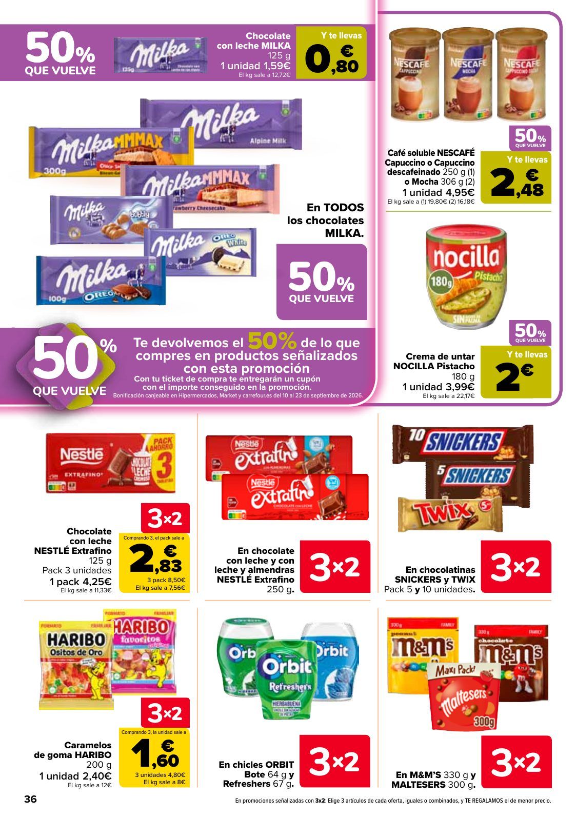 Folleto Carrefour · 3x2 — Página 38