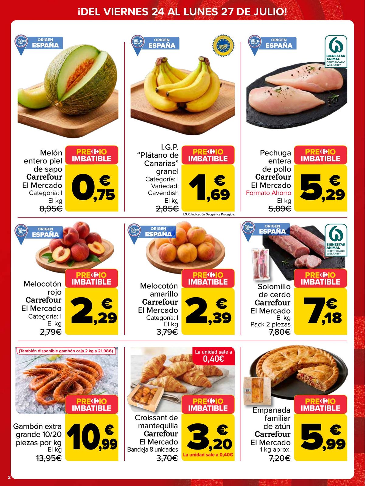 Folleto Carrefour · PRECIO IMBATIBLE — Página 2