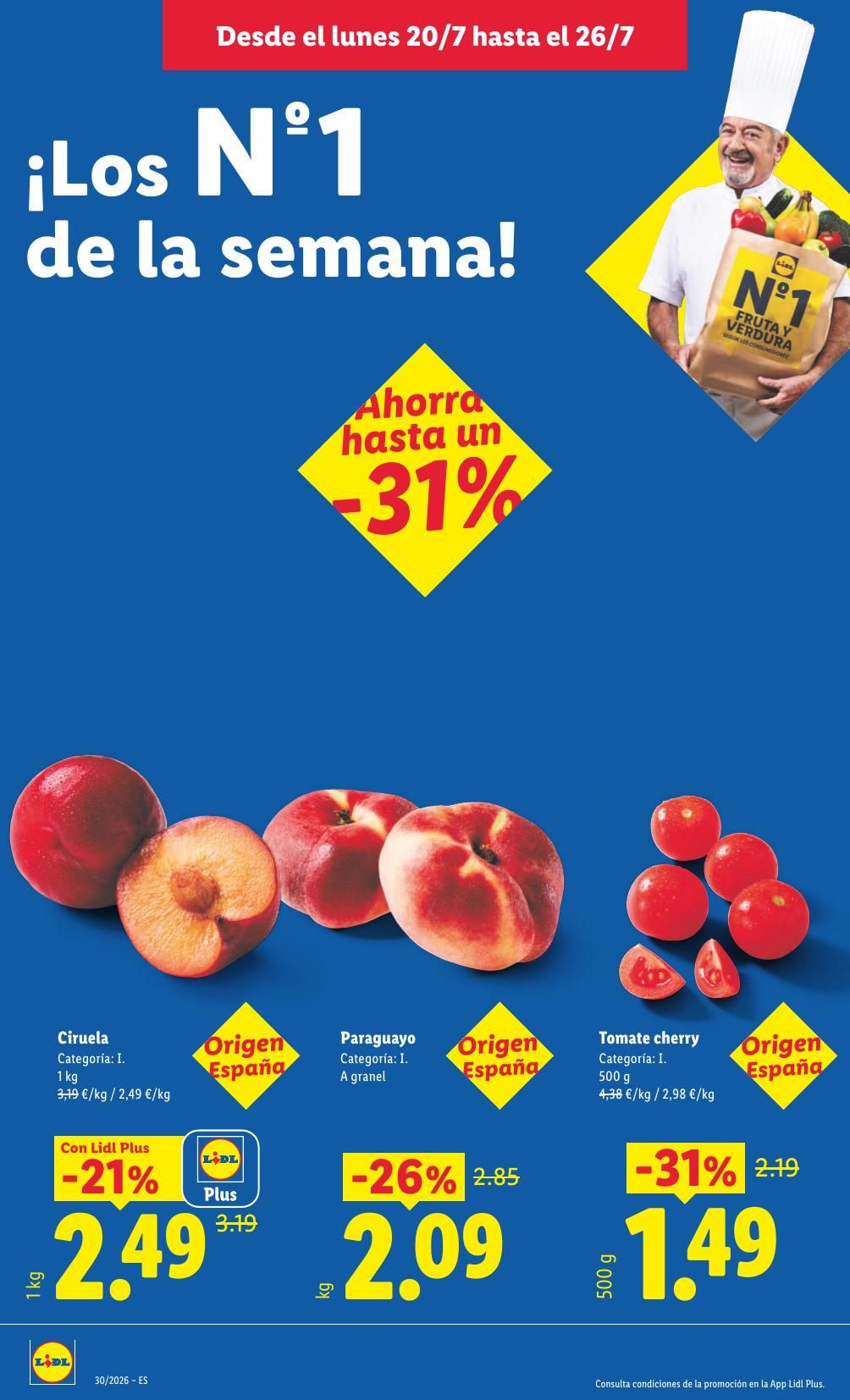 Folleto Lidl Alimentación · 20 de julio de 2026 – 26 de julio de 2026 — Página 2