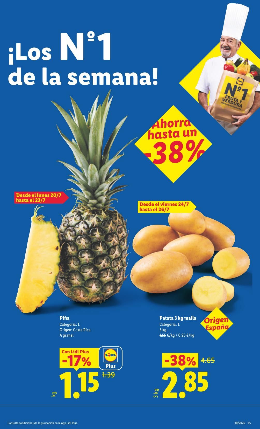 Folleto Lidl Alimentación · 20 de julio de 2026 – 26 de julio de 2026 — Página 3