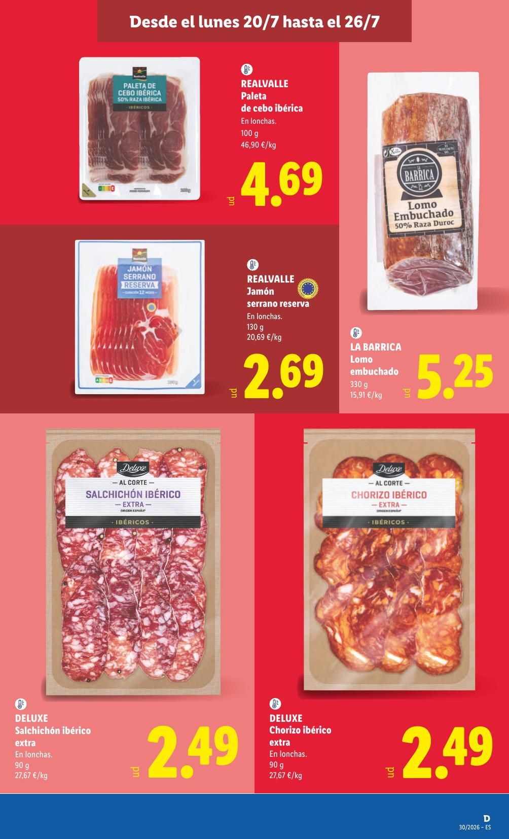 Folleto Lidl Alimentación · 20 de julio de 2026 – 26 de julio de 2026 — Página 15
