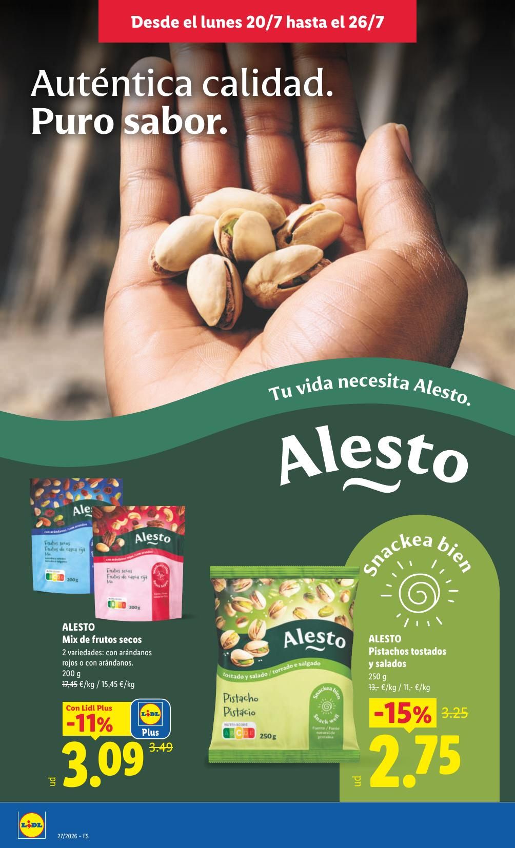 Folleto Lidl Alimentación · 20 de julio de 2026 – 26 de julio de 2026 — Página 16