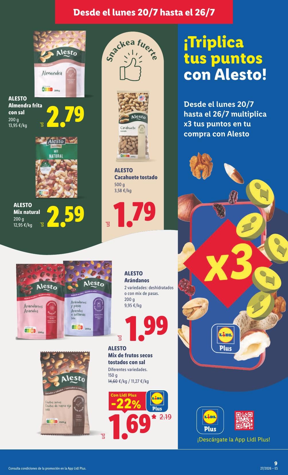 Folleto Lidl Alimentación · 20 de julio de 2026 – 26 de julio de 2026 — Página 17