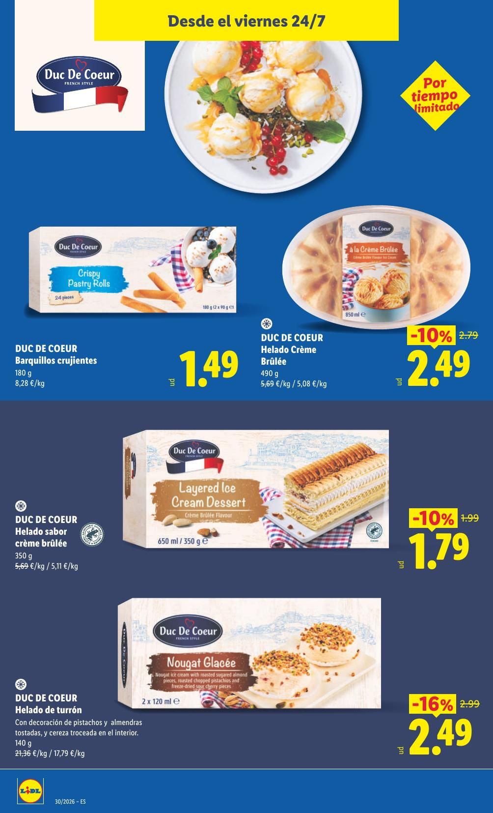 Folleto Lidl Alimentación · 20 de julio de 2026 – 26 de julio de 2026 — Página 42
