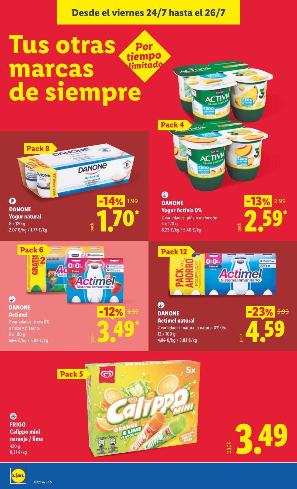 Folleto Lidl Alimentación · 20 de julio de 2026 – 26 de julio de 2026 — Página 46