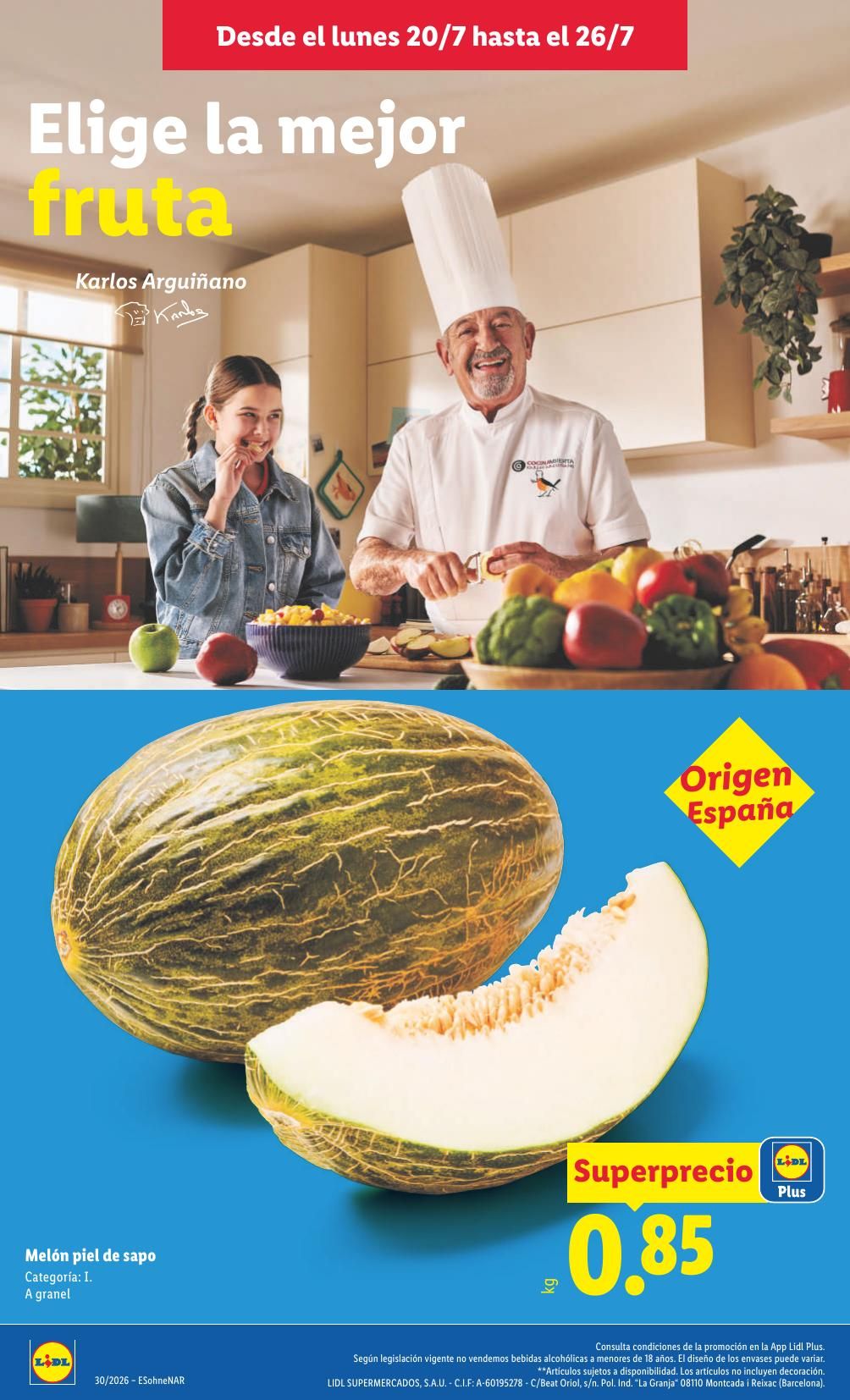 Folleto Lidl Alimentación · 20 de julio de 2026 – 26 de julio de 2026 — Página 4