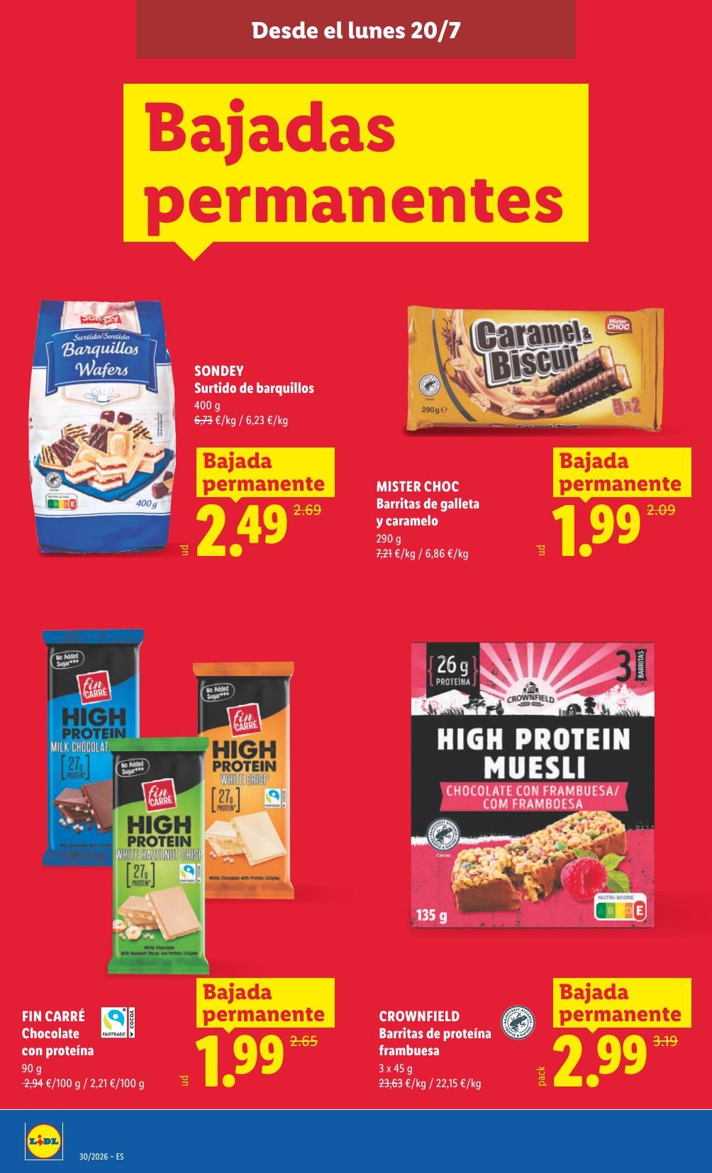 Folleto Lidl Alimentación · 20 de julio de 2026 – 26 de julio de 2026 — Página 24
