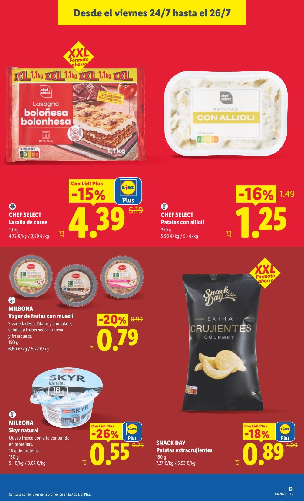 Folleto Lidl Alimentación · 20 de julio de 2026 – 26 de julio de 2026 — Página 33