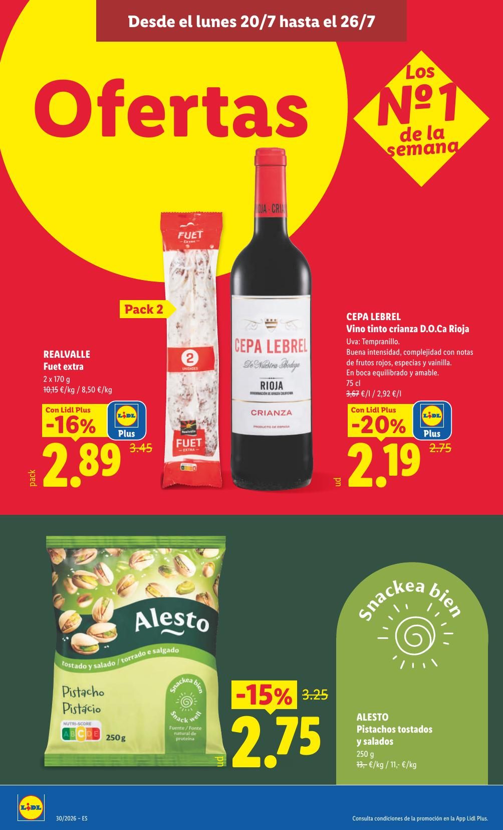 Folleto Lidl Alimentación · 20 de julio de 2026 – 26 de julio de 2026 — Página 18