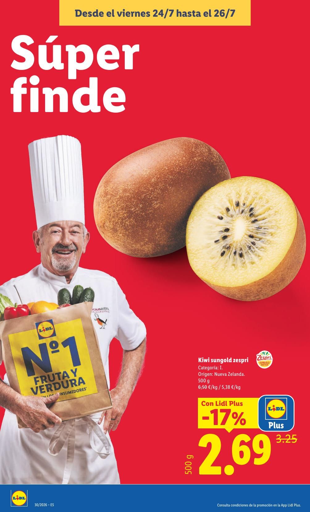 Folleto Lidl Alimentación · 20 de julio de 2026 – 26 de julio de 2026 — Página 30