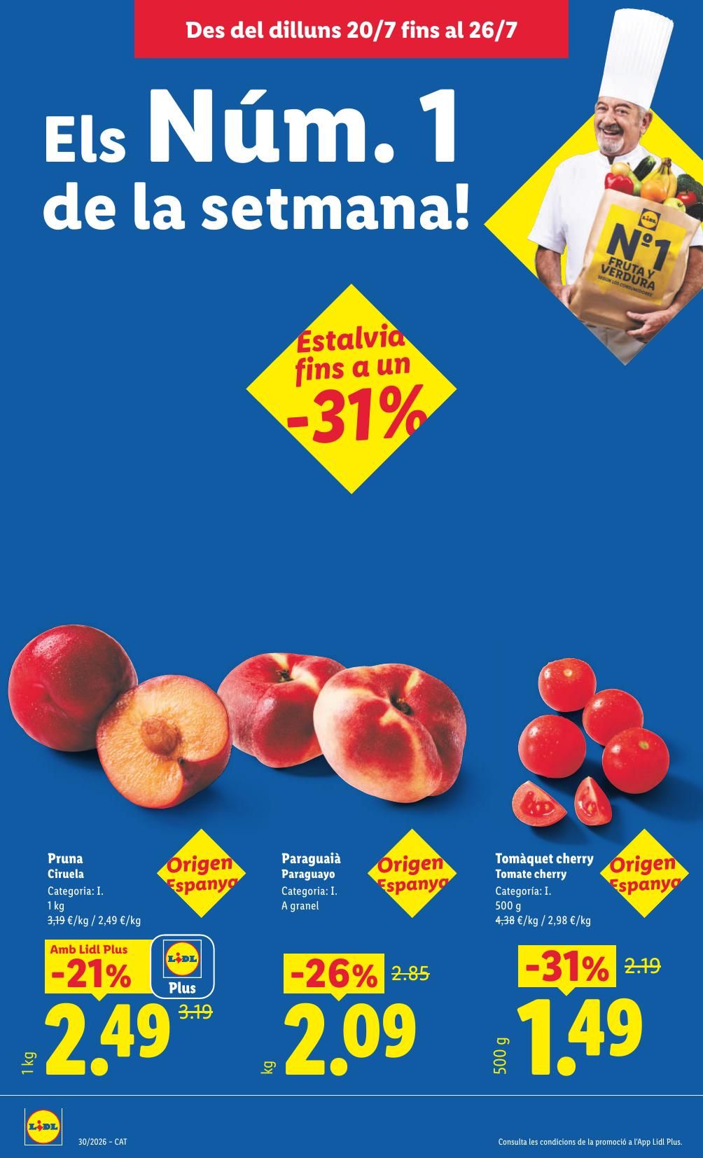 Folleto Lidl Alimentación · 20 de julio de 2026 – 26 de julio de 2026 — Página 2