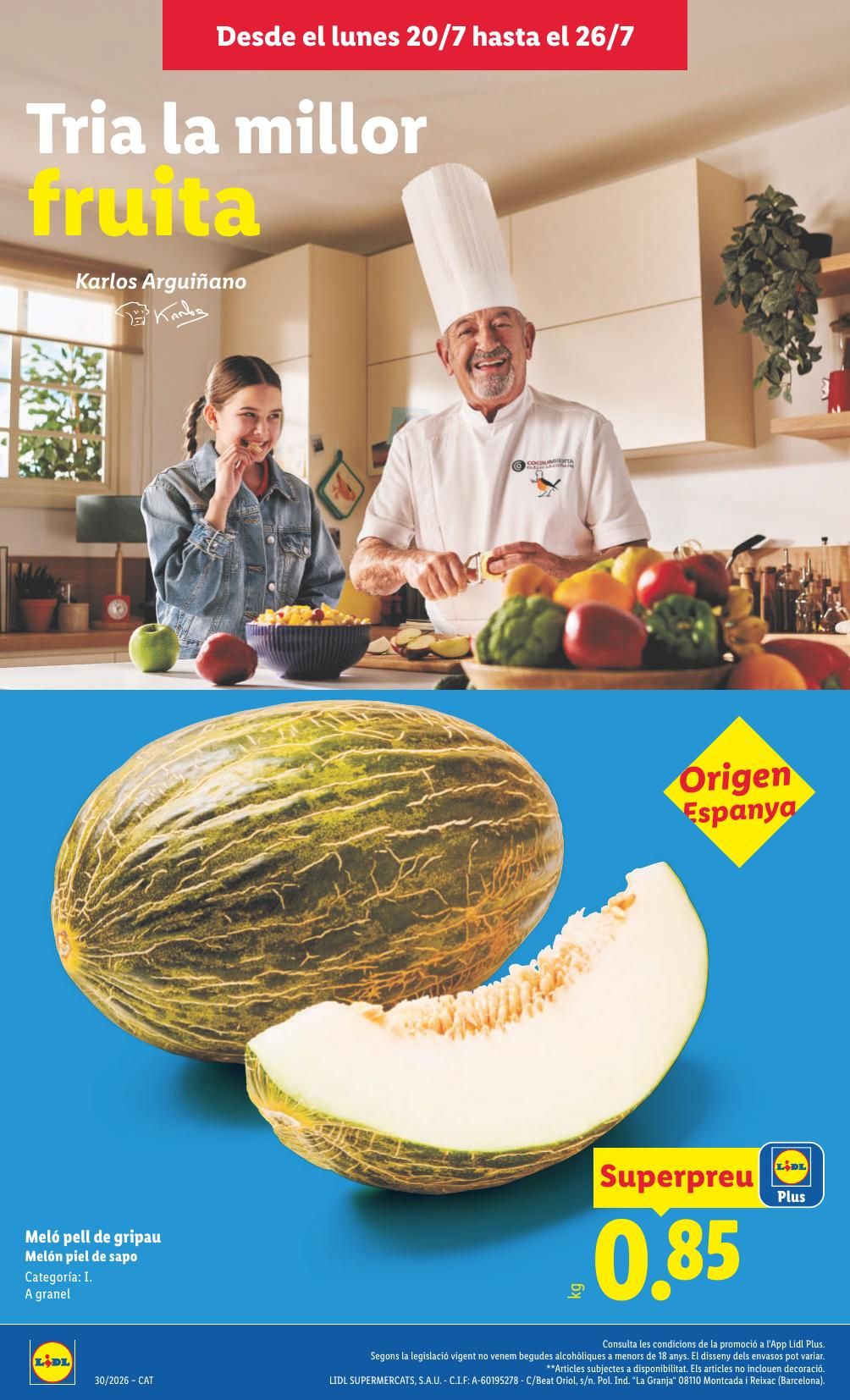 Folleto Lidl Alimentación · 20 de julio de 2026 – 26 de julio de 2026 — Página 4