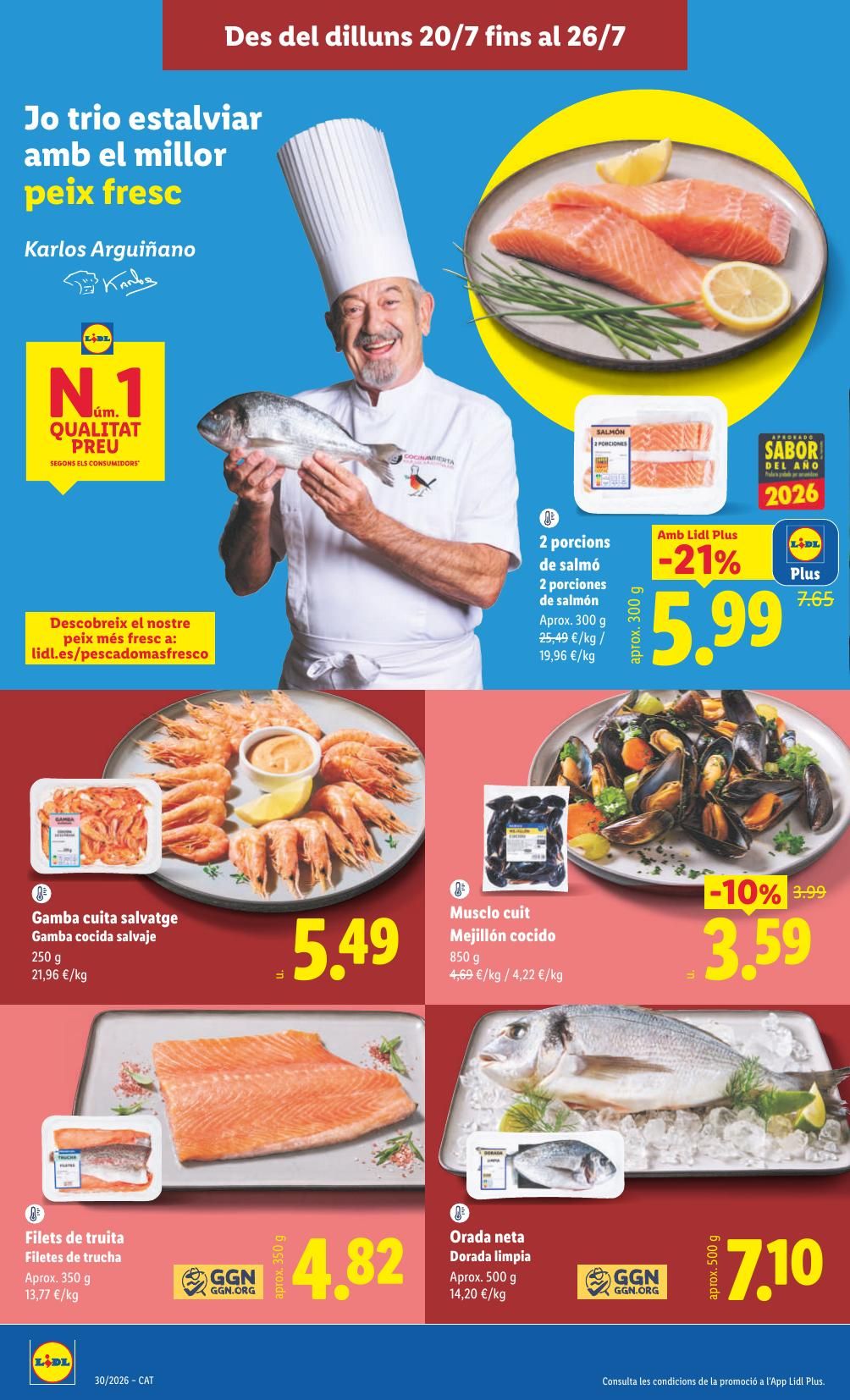 Folleto Lidl Alimentación · 20 de julio de 2026 – 26 de julio de 2026 — Página 10