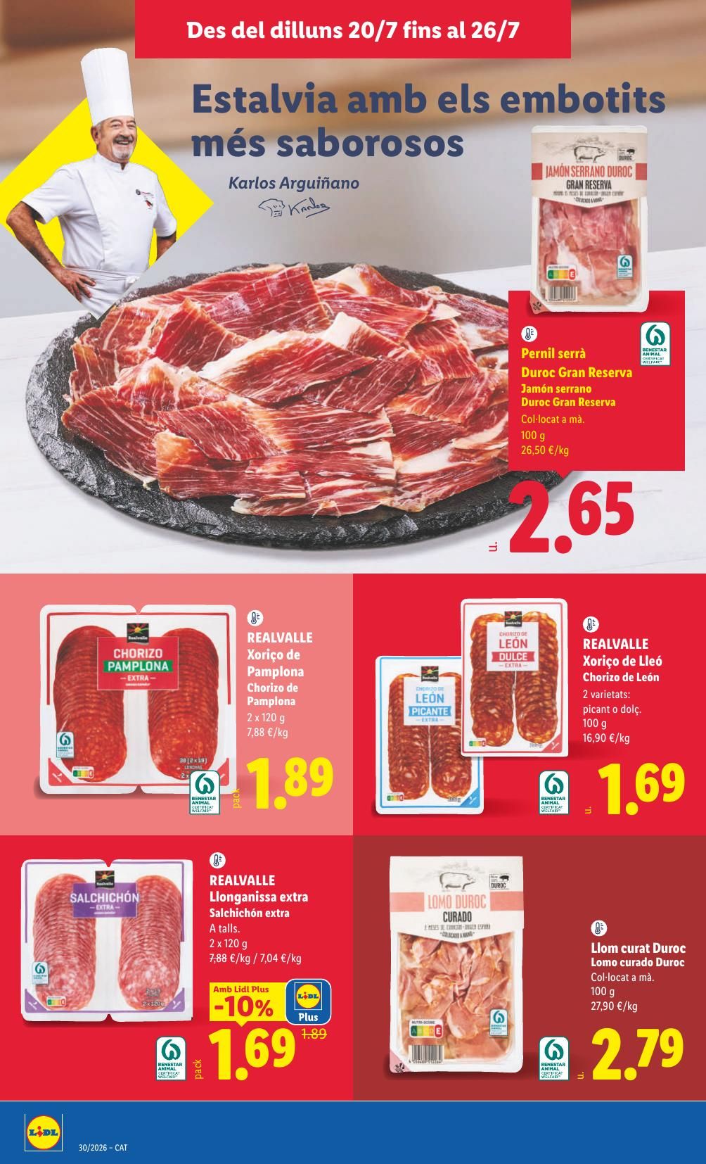Folleto Lidl Alimentación · 20 de julio de 2026 – 26 de julio de 2026 — Página 14