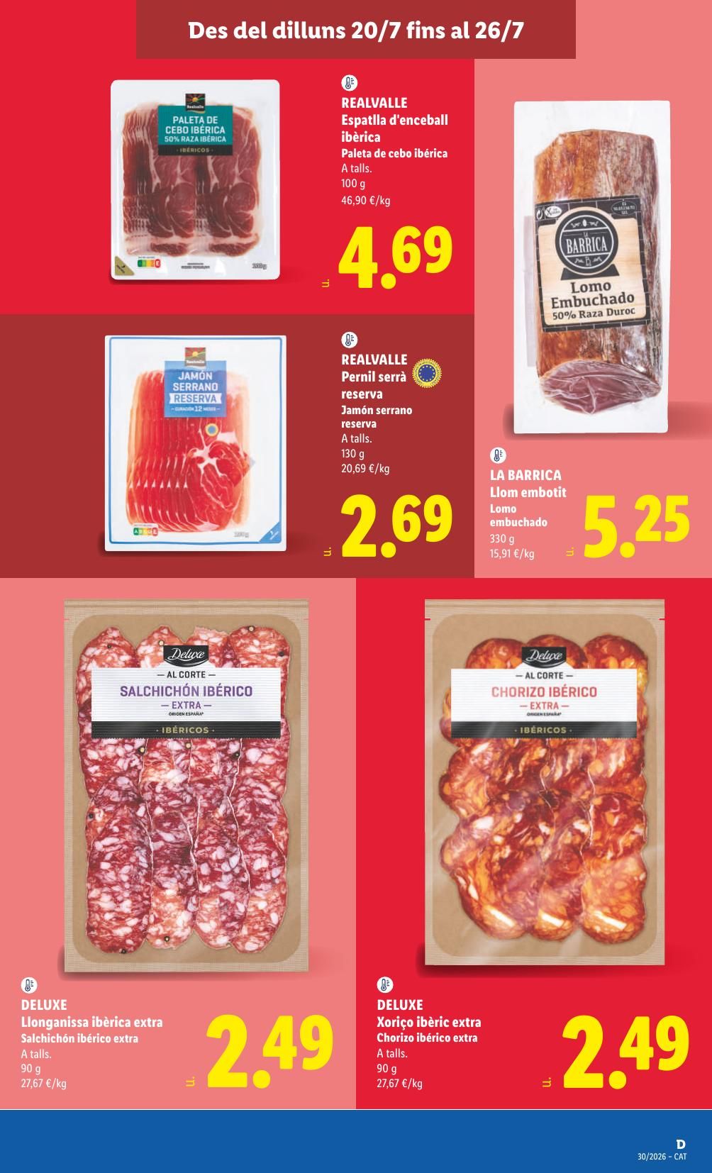 Folleto Lidl Alimentación · 20 de julio de 2026 – 26 de julio de 2026 — Página 15