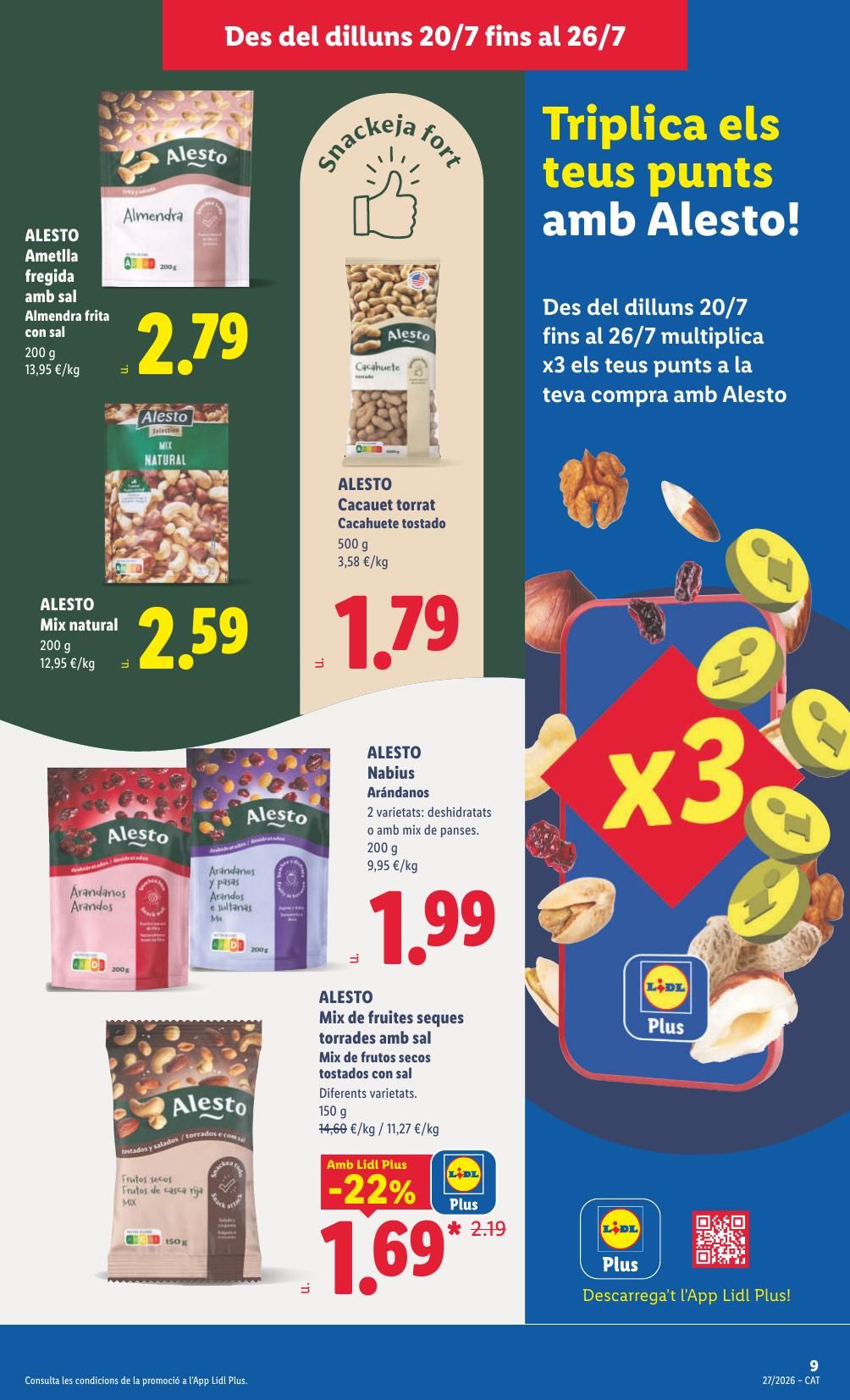 Folleto Lidl Alimentación · 20 de julio de 2026 – 26 de julio de 2026 — Página 17