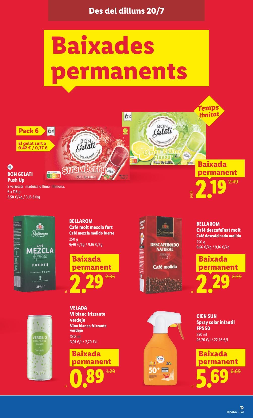 Folleto Lidl Alimentación · 20 de julio de 2026 – 26 de julio de 2026 — Página 25