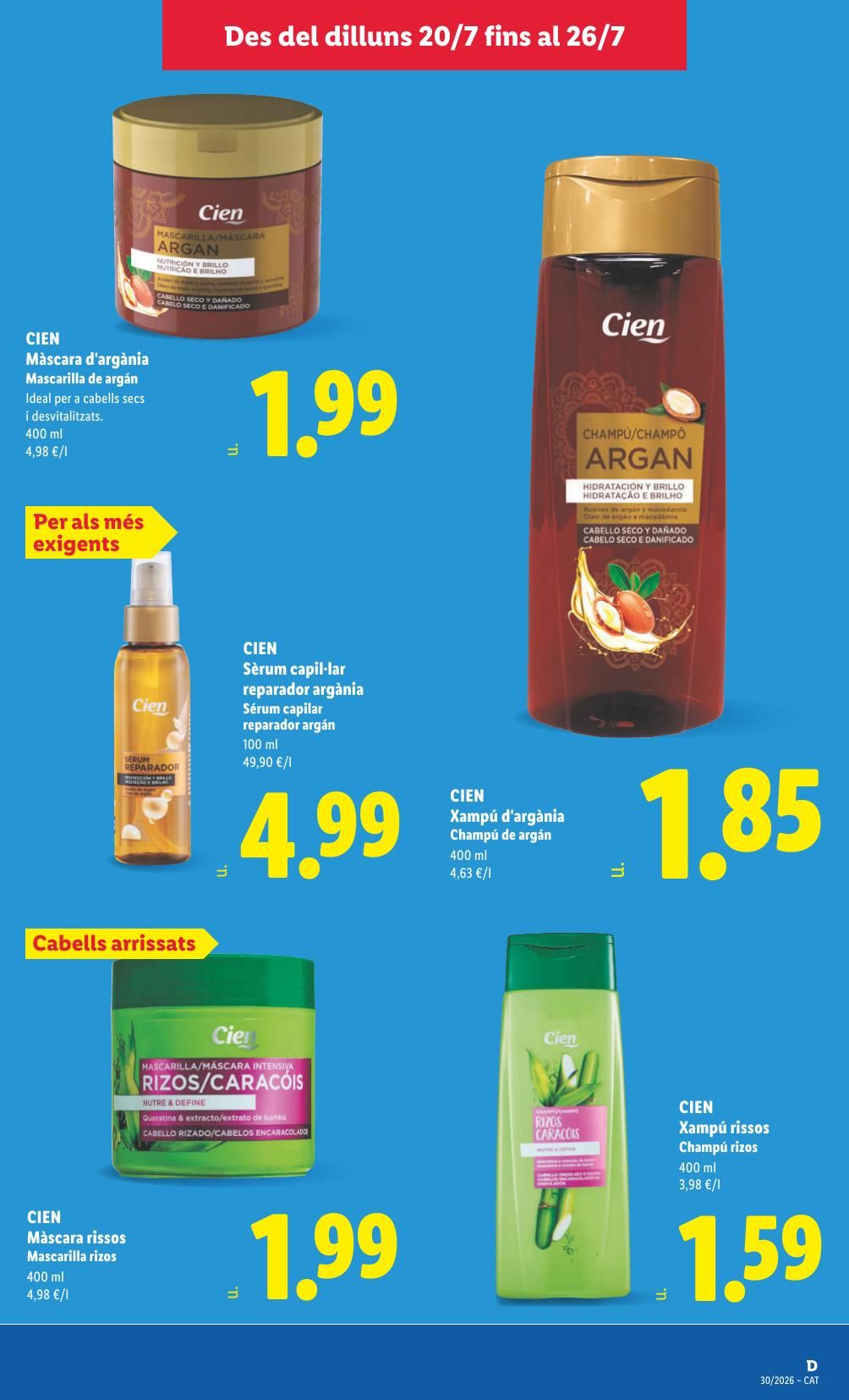 Folleto Lidl Alimentación · 20 de julio de 2026 – 26 de julio de 2026 — Página 29