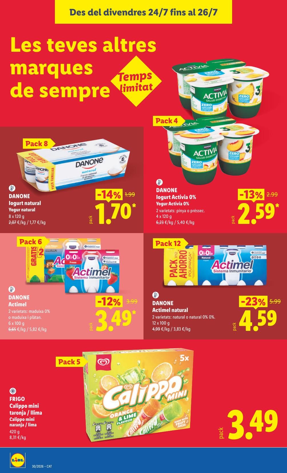 Folleto Lidl Alimentación · 20 de julio de 2026 – 26 de julio de 2026 — Página 46