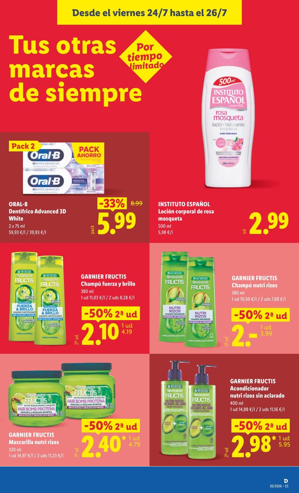 Folleto Lidl Alimentación · 20 de julio de 2026 – 26 de julio de 2026 — Página 49