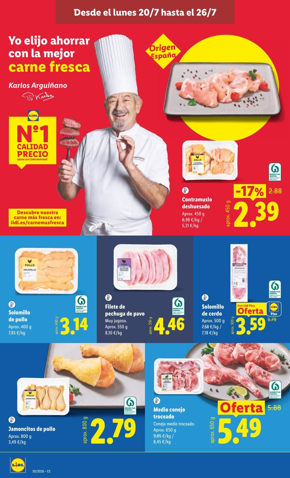 Folleto Lidl Alimentación · 20 de julio de 2026 – 26 de julio de 2026 — Página 8