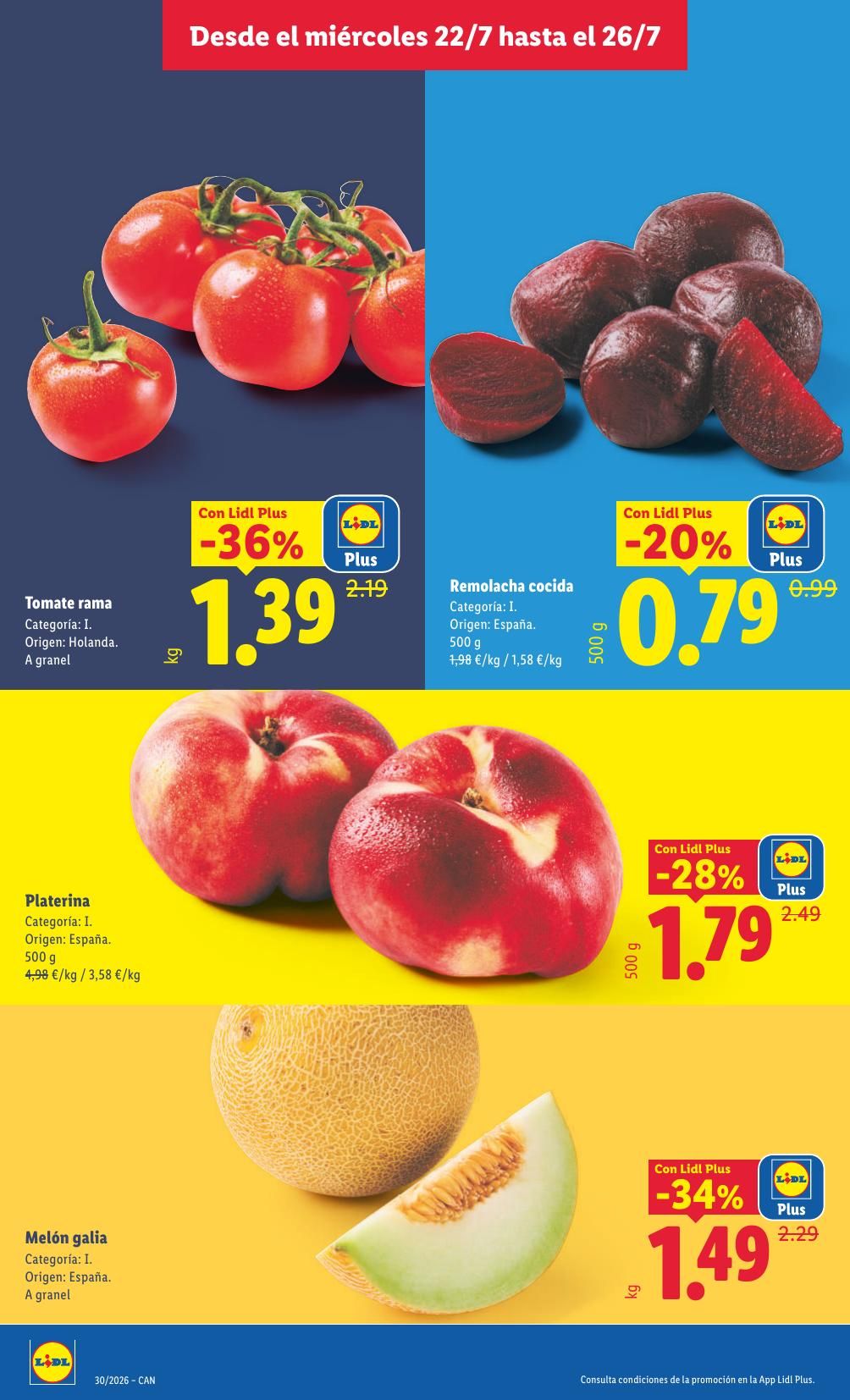Folleto Lidl Alimentación · 20 de julio de 2026 – 26 de julio de 2026 — Página 4