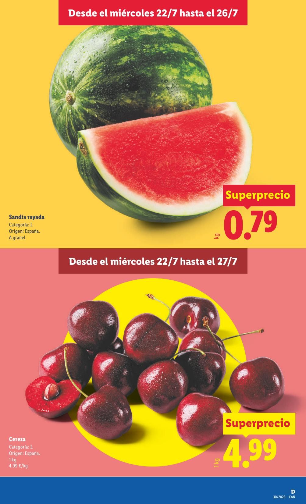 Folleto Lidl Alimentación · 20 de julio de 2026 – 26 de julio de 2026 — Página 5
