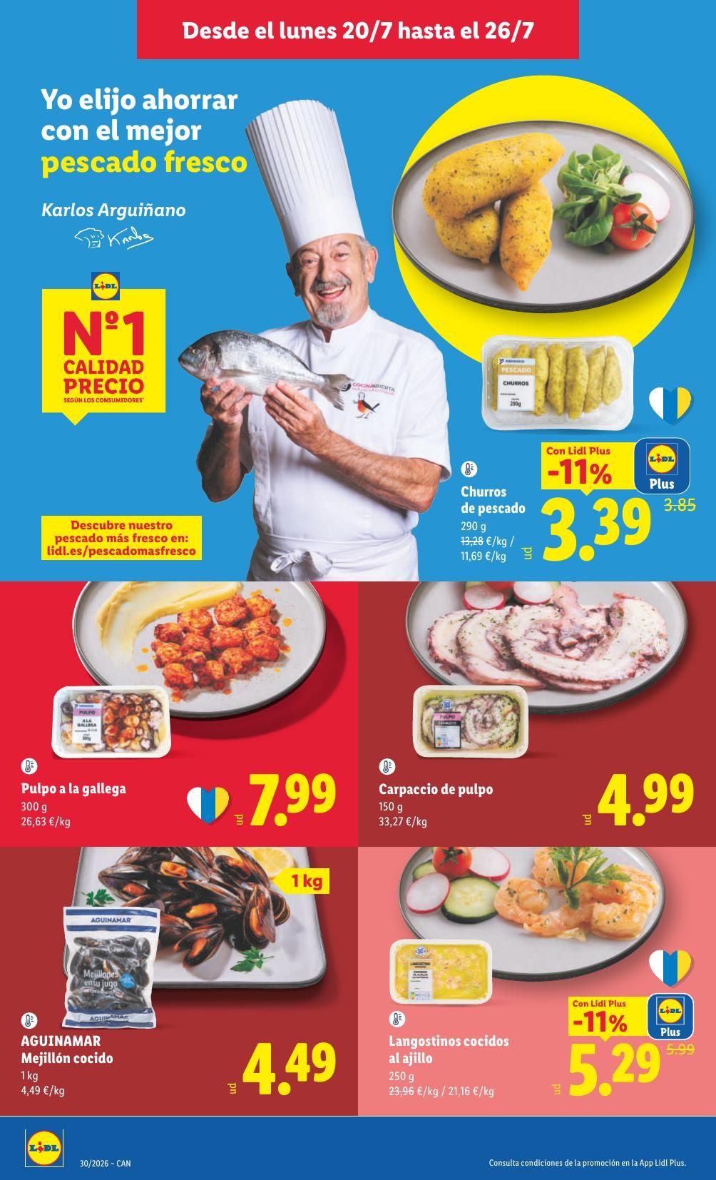 Folleto Lidl Alimentación · 20 de julio de 2026 – 26 de julio de 2026 — Página 10