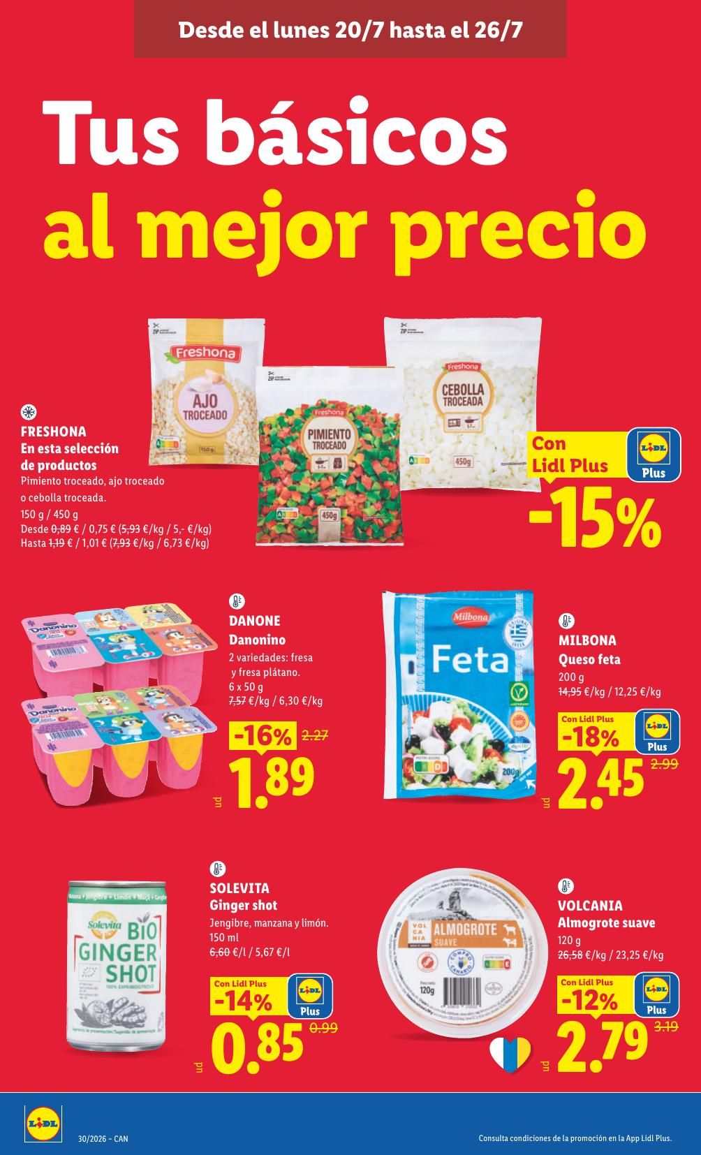 Folleto Lidl Alimentación · 20 de julio de 2026 – 26 de julio de 2026 — Página 12