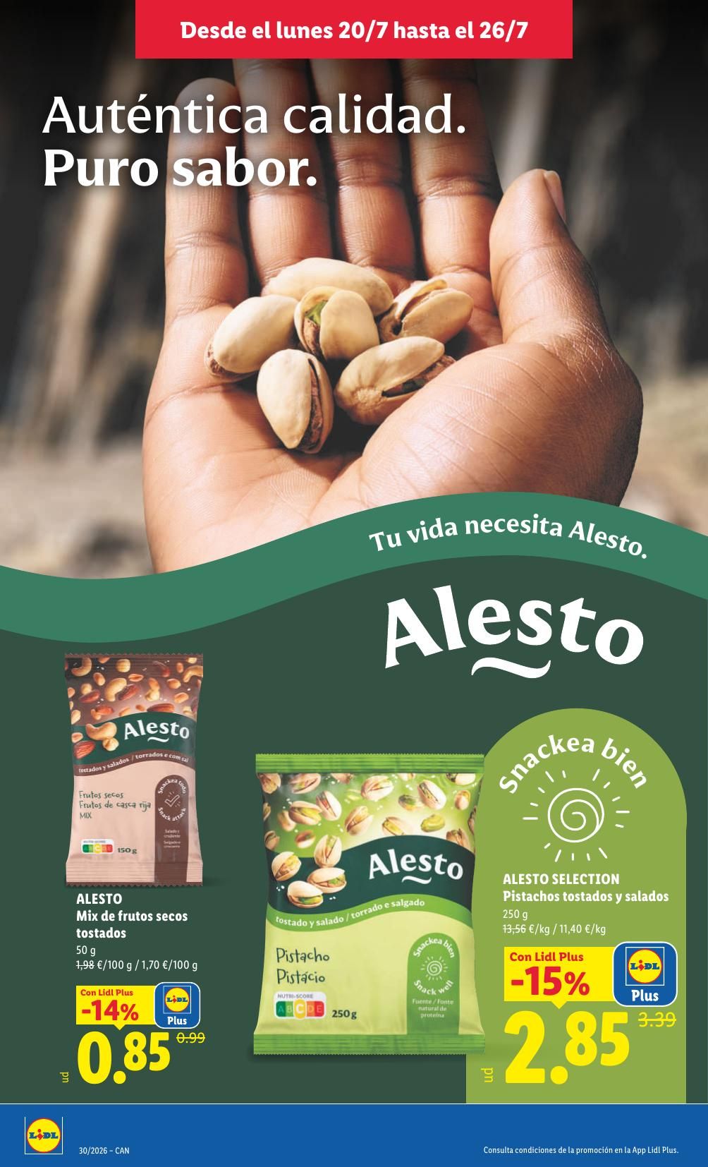 Folleto Lidl Alimentación · 20 de julio de 2026 – 26 de julio de 2026 — Página 18