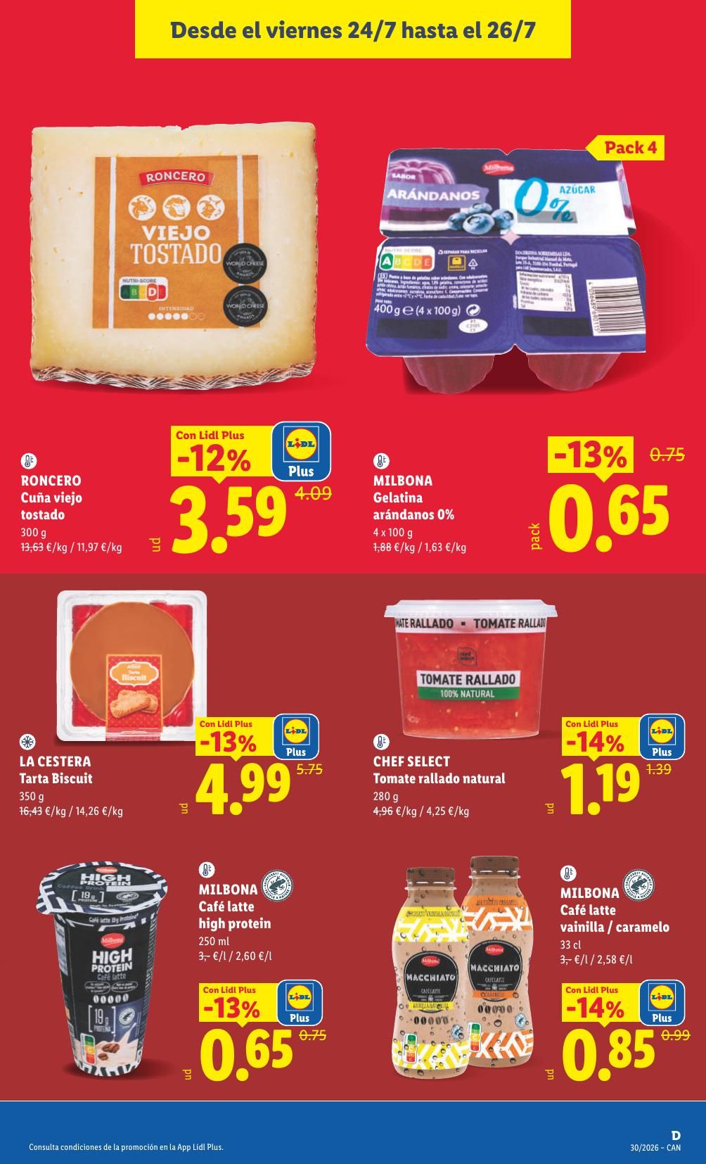 Folleto Lidl Alimentación · 20 de julio de 2026 – 26 de julio de 2026 — Página 29