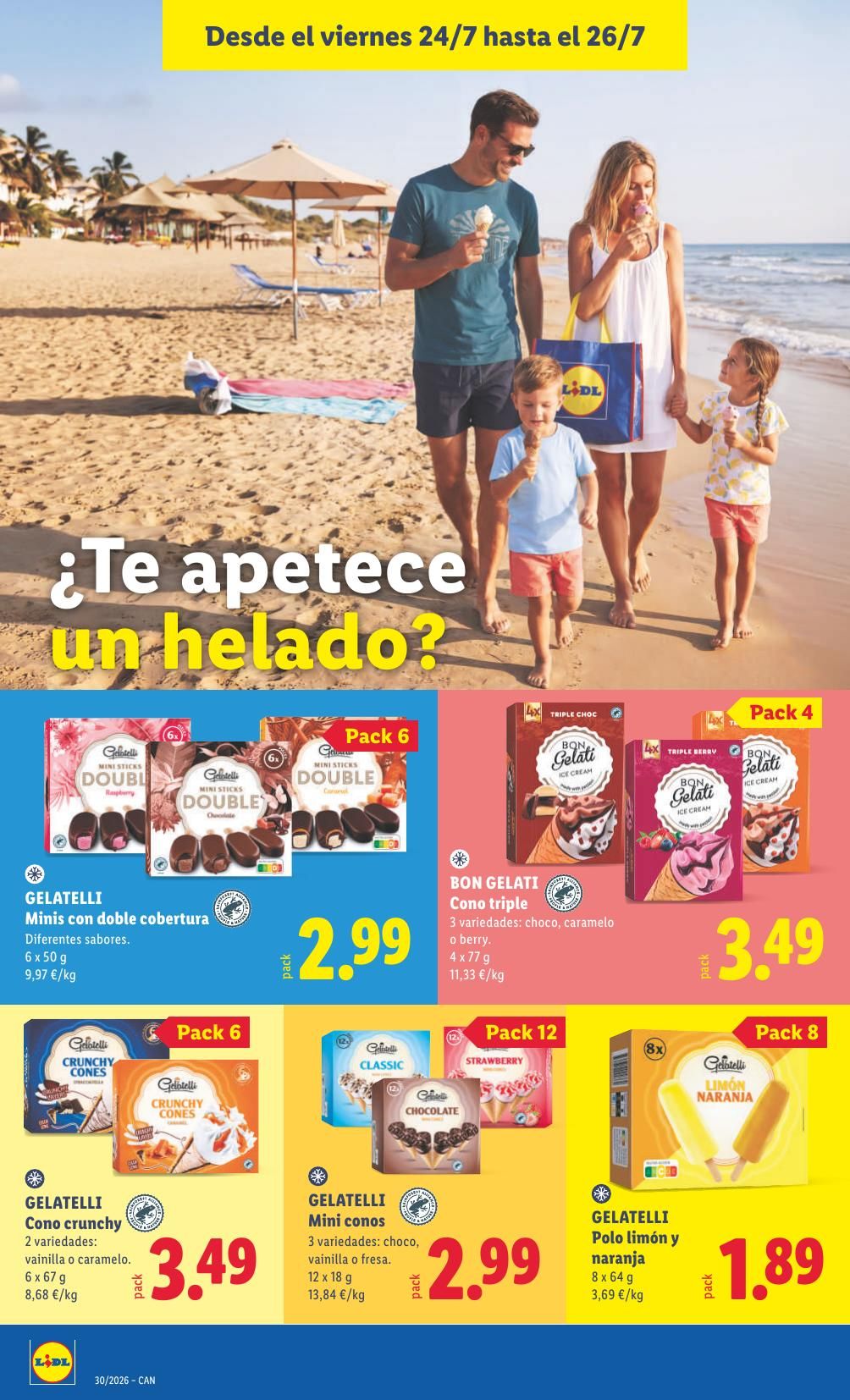 Folleto Lidl Alimentación · 20 de julio de 2026 – 26 de julio de 2026 — Página 30