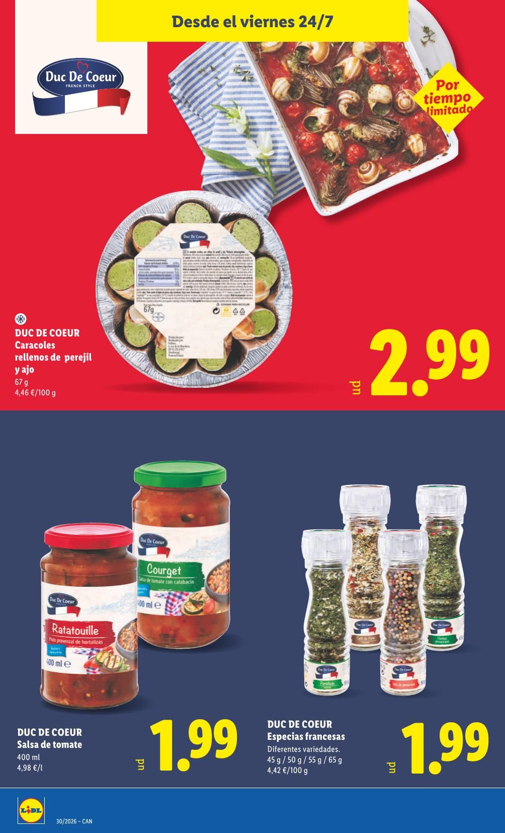 Folleto Lidl Alimentación · 20 de julio de 2026 – 26 de julio de 2026 — Página 34